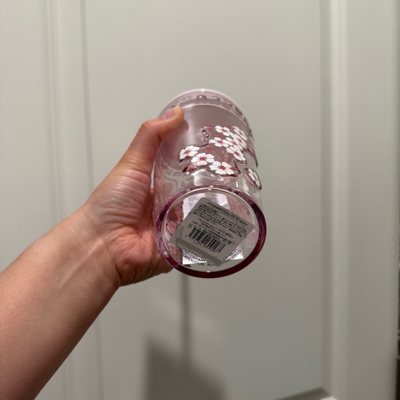 2026 Starbucks Japan SAKURA Glass Straw Tumbler Pink 473ml - Picture 5 of 5